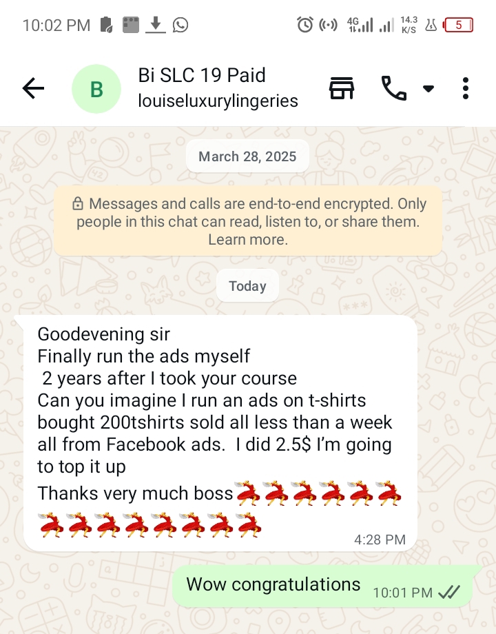 Louise testimonial screenshot — replace this image in Elementor