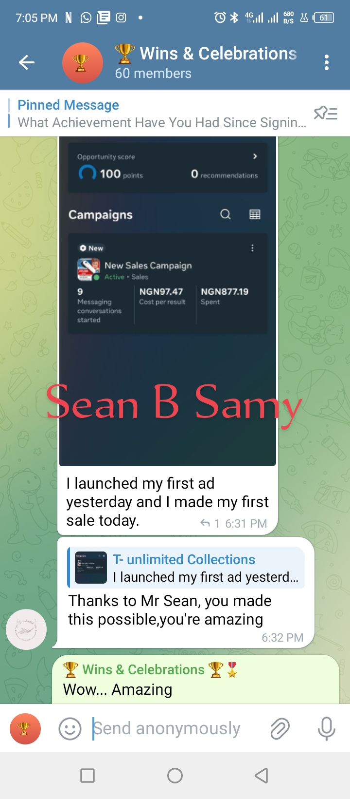 T-unlimited Collections testimonial screenshot — replace this image in Elementor